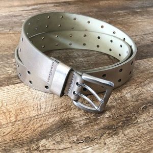 Gold Double Prong Belt